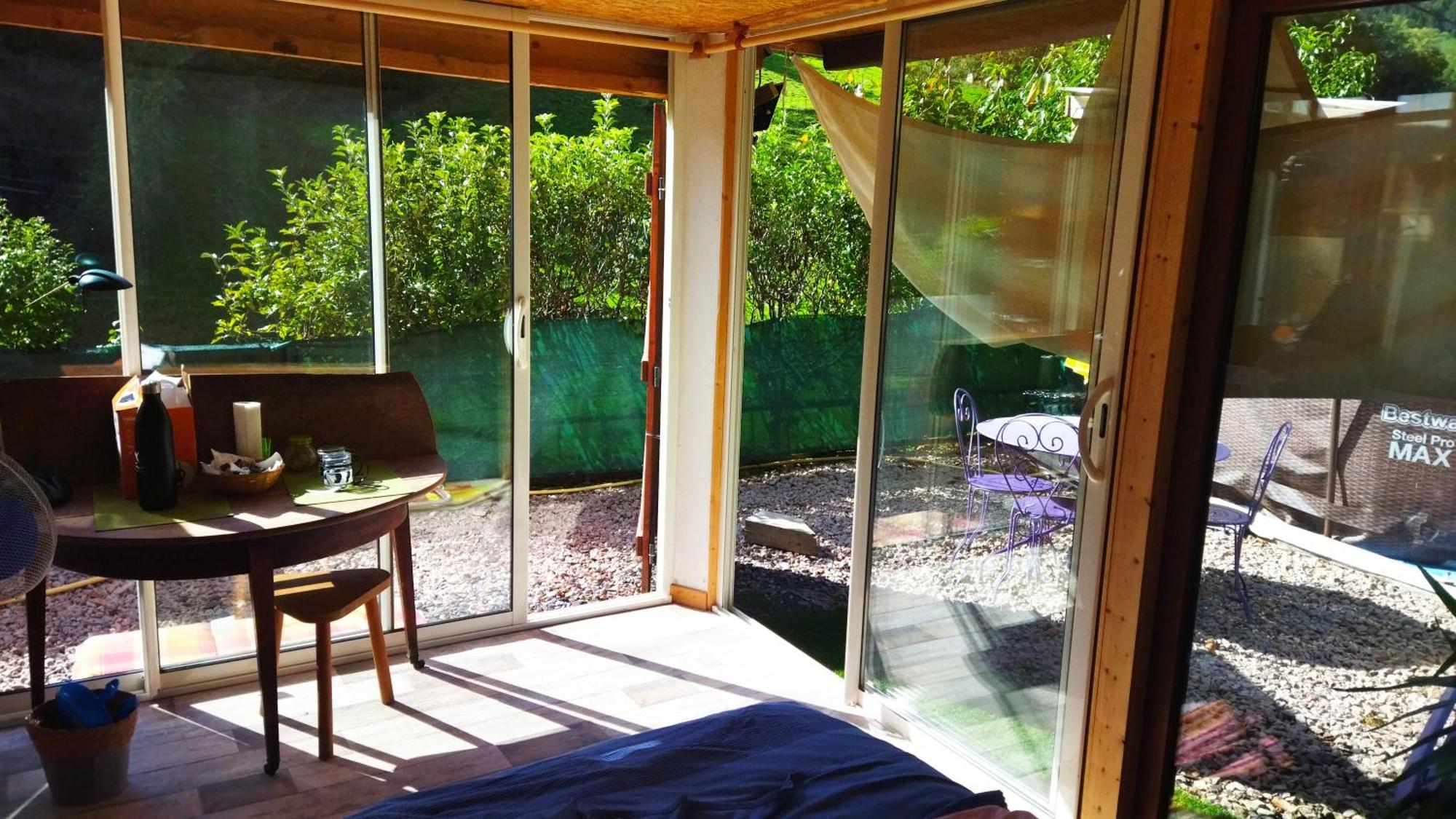 Abri De Jardin Amenage, Chambre Camping Glamour Hotel Lalaye Exterior photo